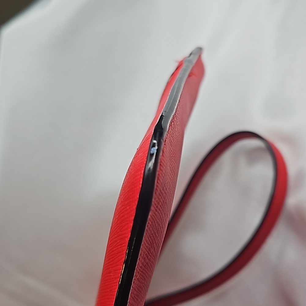 kate spade Red Wristlet Gold Zipper - Picture 8 of 8